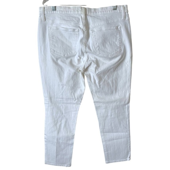 J. Crew Point Sur Slim Broken In Boyfriend Jean Distressed White - Picture 5 of 8